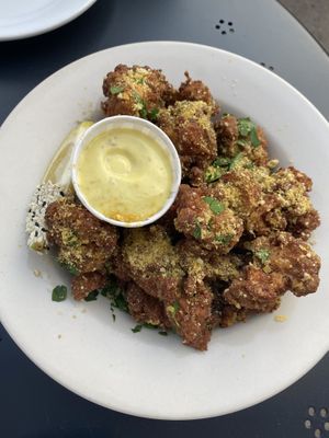 Tempura Cauliflower (Garlic Parm)  at ION - It's Only Natural Restaurant in Middletown