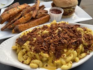 Mac & Cheese with BACON! at ION - It's Only Natural Restaurant in Middletown