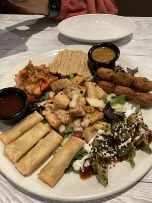 Sharing starter at Puti Vegan Cafe in Glasgow