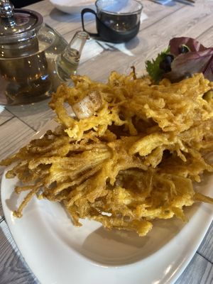 Mushrooms at Puti Vegan Cafe in Glasgow