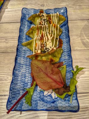 Vegetable Gyoza at Puti Vegan Cafe in Glasgow