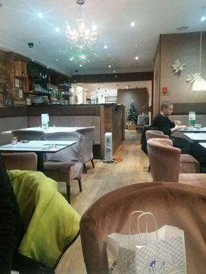 Inside at Puti Vegan Cafe in Glasgow