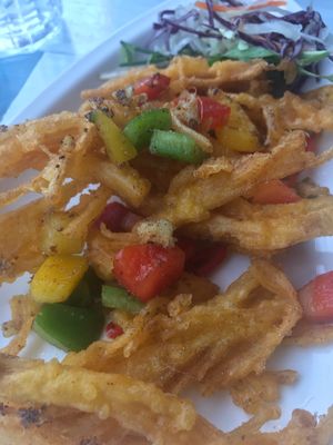 Salt and Pepper Inoki at Puti Vegan Cafe in Glasgow