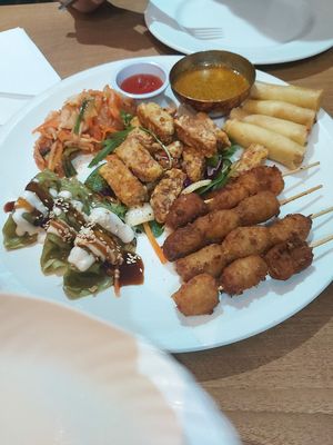 Mixed Starter for two at Puti Vegan Cafe in Glasgow