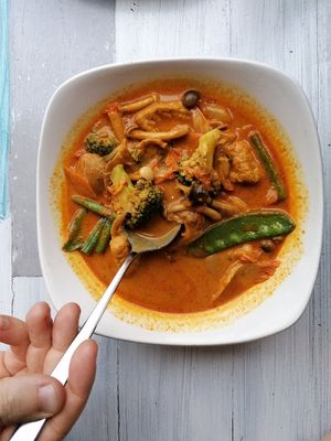 A recommendation from staff (very hot) at Puti Vegan Cafe in Glasgow