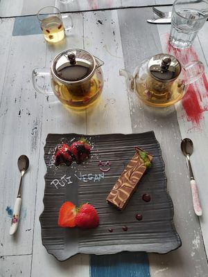 Cheesecake 😍😍😋 at Puti Vegan Cafe in Glasgow