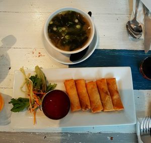 Starters at Puti Vegan Cafe in Glasgow