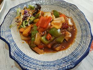 Kong Po Mushroom at Puti Vegan Cafe in Glasgow