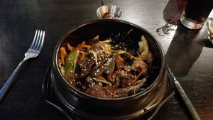 Delicious! The owner's recommendation for me. at Puti Vegan Cafe in Glasgow