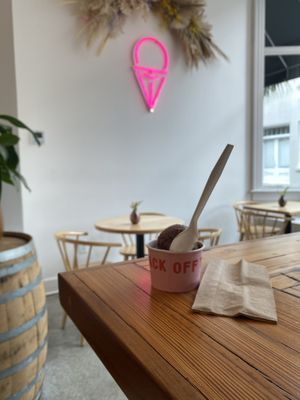 Chocolate PB fudge!!  at Off Track in Charleston