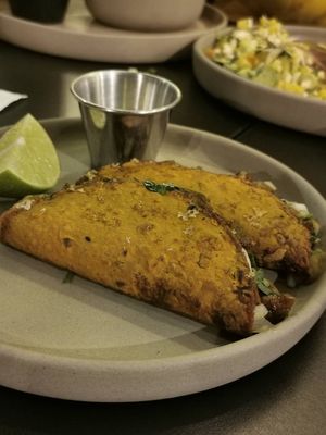 Quesadillas at VegCo Restaurante Vegano in Queretaro