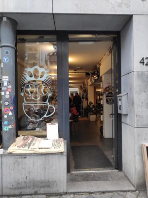 From outside at Alley Cat in Maastricht