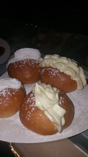 Pastry and focaccia at Fornacàlia Bakery in Termoli