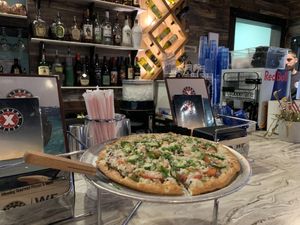 Andrew’s Vegan Baja, it was good!  at Extreme Pizza in Myrtle Beach