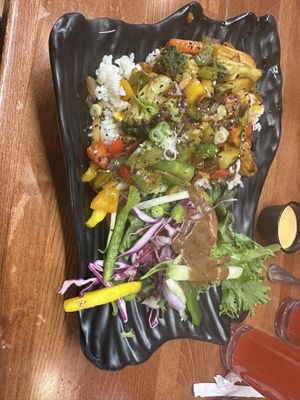 Vegetarian Teriyaki Bowl  at Green's in Blacksburg