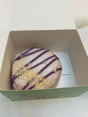 Violet Beauregarde at Doughnut Time in East London