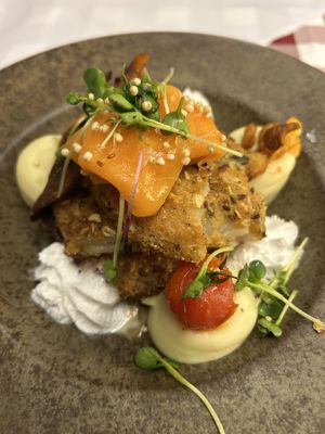 Kohlrabicordonbleu   at Burgterrasse in Klingenberg