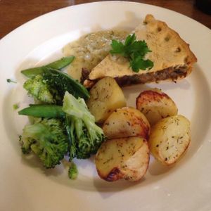 Excellent Sunday vegan 'roast' dinner at Goji Vegetarian Cafe and Deli in York