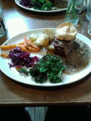 Goji roast at Goji Vegetarian Cafe and Deli in York