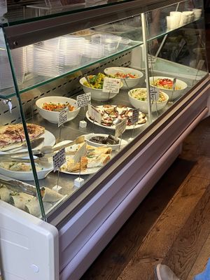Some of the lunch options at Goji Vegetarian Cafe and Deli in York