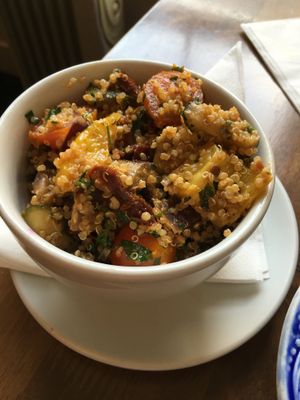 Quinoa at Goji Vegetarian Cafe and Deli in York