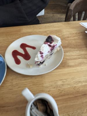 Blueberry and lemon   at Goji Vegetarian Cafe and Deli in York