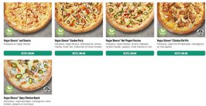 vegan options at Papa John's in Delft