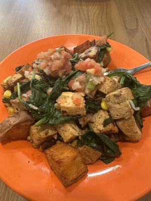 Tofu bowl  at Coyote Kitchen in Boone