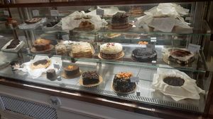 Cakes at İpekeli Patisserie in Istanbul