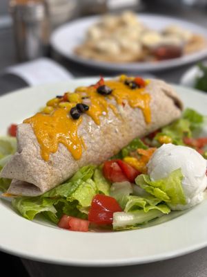 Black Bean Burrito at Claire's Corner Copia in New Haven