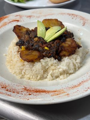 Caribbean Plate at Claire's Corner Copia in New Haven
