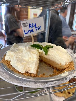 Key-Lime Pie at Claire's Corner Copia in New Haven