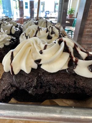 Our very yummy vegan chocolate mini loaves  at Claire's Corner Copia in New Haven