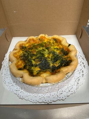 Quiche- in our tender homemade crusts at Claire's Corner Copia in New Haven