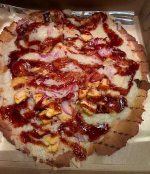 Barbecue Pizzaa  at Claire's Corner Copia in New Haven