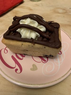 Vegan lemon blueberry loaf at Claire's Corner Copia in New Haven