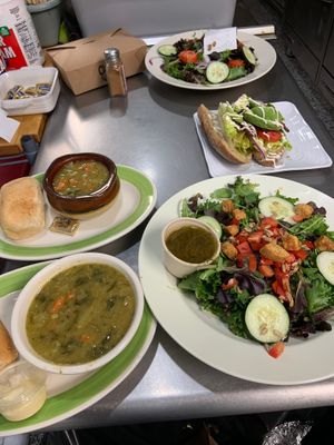 Lunch❤️ at Claire's Corner Copia in New Haven