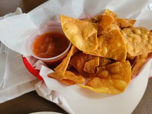 Chips and salsa at Island Taco in Waimea