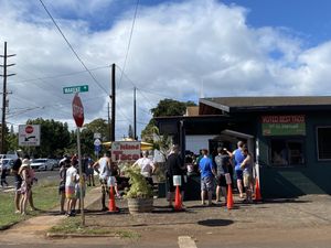 This place is seriously popular. #1 in Hawaii at Island Taco in Waimea