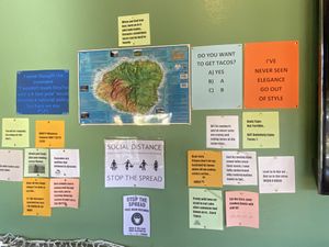 Signage at Island Taco in Waimea