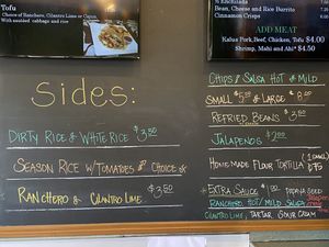 Sides at Island Taco in Waimea