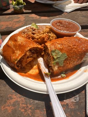 Ranchero burrito Tofu   at Island Taco in Waimea