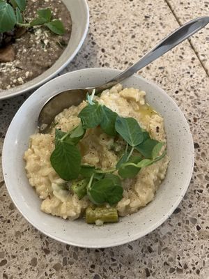 Asparges risotto  at GRØD in Kongens Lyngby