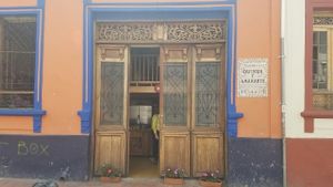 outside at Quinua y Amaranto in Bogota