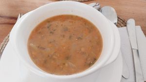 Soup at Quinua y Amaranto in Bogota