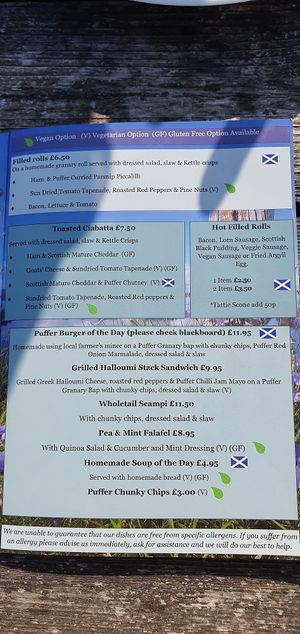 August 2019 at The Puffer in Oban