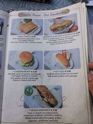 The vegan sandwich at Cristallo in Sirmione