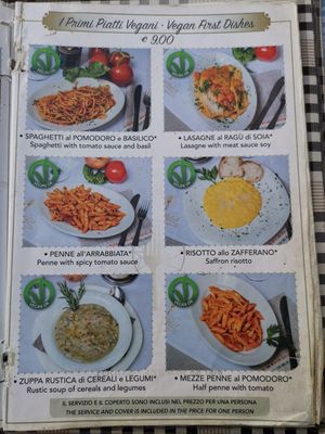 The vegan pasta/lasagne at Cristallo in Sirmione