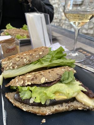 The ’Veggie’ sandwich  at Cristallo in Sirmione