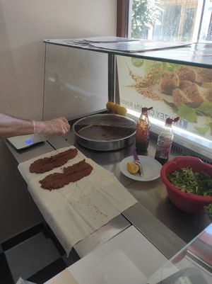 Cigkofte in the making at Cigköfte Evi in Prizren